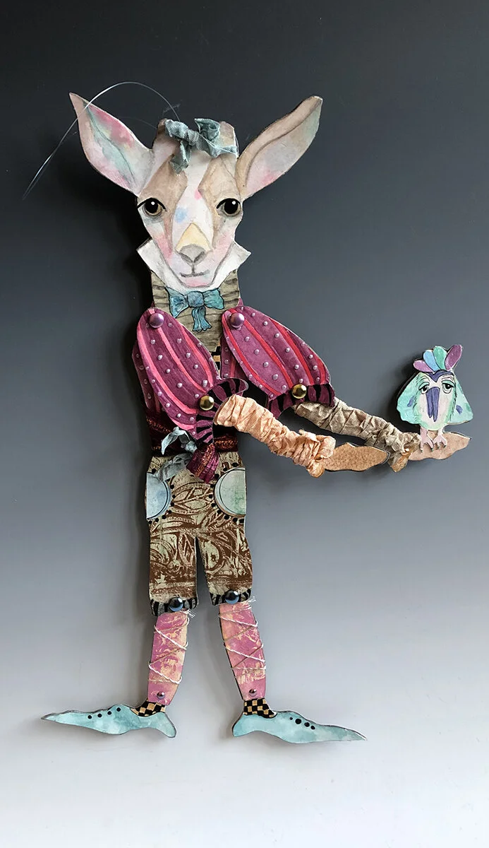 Goat Paper Doll — Wendy Zupan Whimsical Art